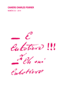 Cahiers Charles Fourier