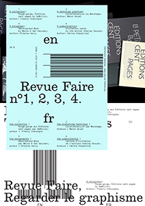 Faire – To look at things - Volume 01 (#1, 2, 3, 4)