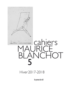 Cahiers Maurice Blanchot