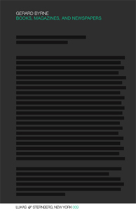 Gerard Byrne - Books, Magazines, and Newspapers