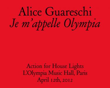 Alice Guareschi - Je m\'appelle Olympia