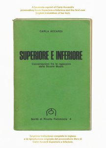 Carla Accardi - Superior and Inferior - Conversations among girls at middle school