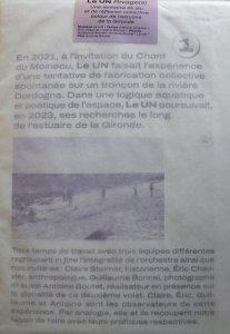  Le Un - Rivage(s) - An attempt at collective play and reflection around the Gironde Estuary