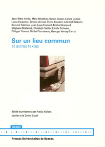 Philippe Thomas - Sur un lieu commun - et autres textes