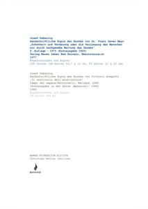 Josef Dabernig - Handwritten Copies