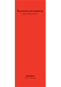 Philosophie des possessions
