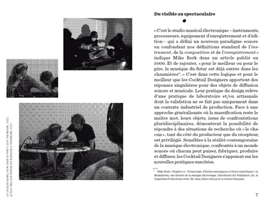 Cocktail Designers' music furniture