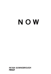 Peter Downsbrough - NOW