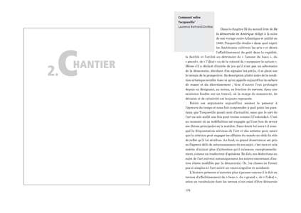 Faire art comme on fait société