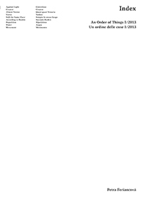 Petra Feriancová - Index - An Order of Things I