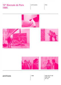 Jef Cornelis - 13th Biennale de Paris 1985 (DVD)