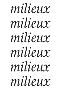 Milieux & créativités