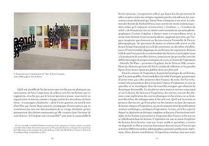 La tentation littéraire de l'art contemporain