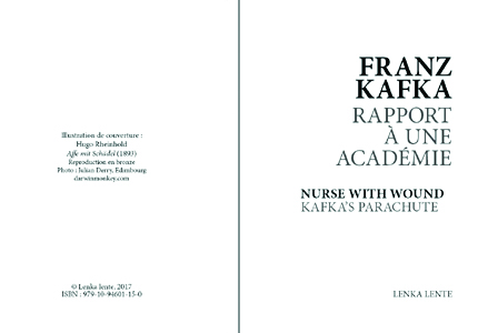 Rapport à une Académie / Kafka's Parachute (+ CD)