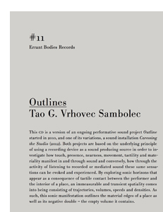 Tao G. Vrhovec Sambolec - Outlines (CD)