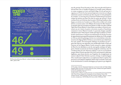 Le lettrisme et son temps