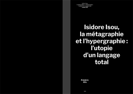 Fragments pour Isidore Isou