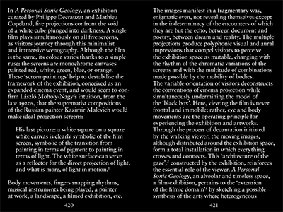 A Personal Sonic Geology