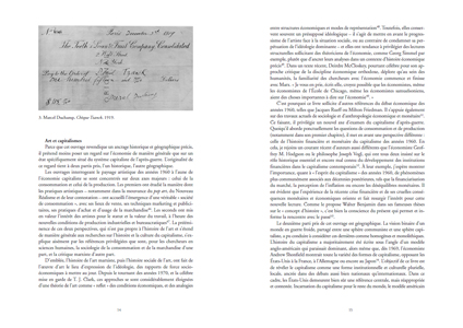 L'économie à l'épreuve de l'art