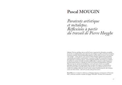 Actes du colloque arts & langage