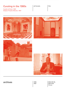 Jef Cornelis - Curating in the 1980s (DVD)