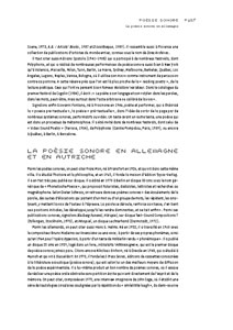 Poésies expérimentales