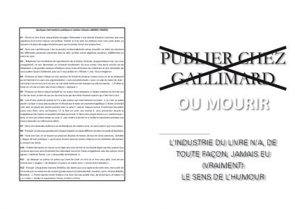 L'Avant-garde, Tête brûlée, Pavillon noir