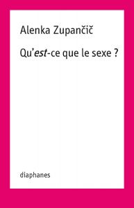 Alenka Zupančič - Qu\'est-ce que le sexe ?