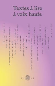 Collectif Brasa - Textes à lire à voix haute