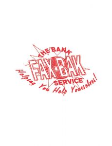  BANK - The BANK Fax-Bak Service