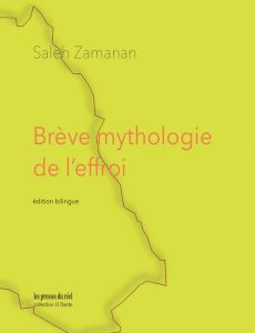 Saleh Zamanan - Brève mythologie de l\'effroi