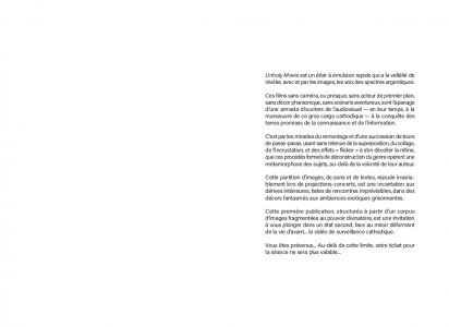 Unholy Movie (book + K7)