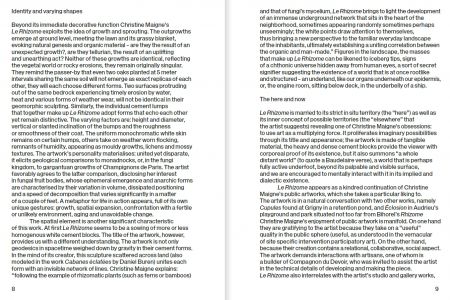 Rhizome Cupules Eclosion