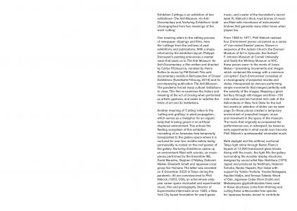 Nurturing Exhibitions (book + 2 CD)