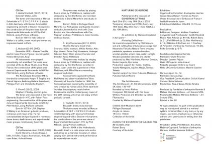 Nurturing Exhibitions (book + 2 CD)