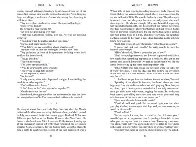 Blue in Green (paperback edition)