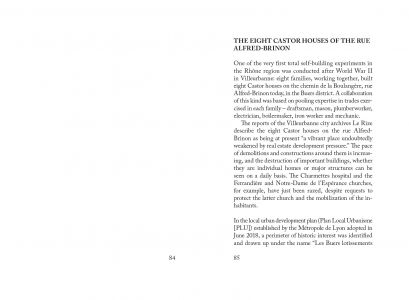 The Eight Castor Houses of Villeurbanne