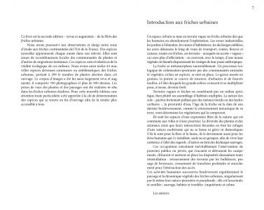 Flore des friches urbaines