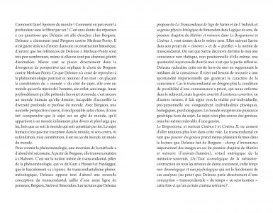 Deleuze, esthétiques