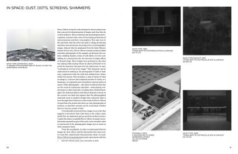 Dans l'espace : poussières, points, trames et chatoiements