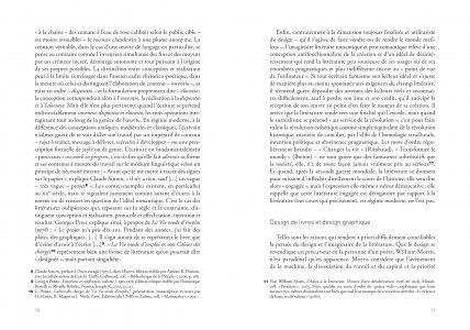 Littérature et design