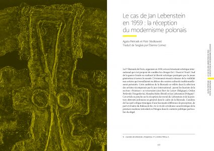 La Biennale internationale des jeunes artistes