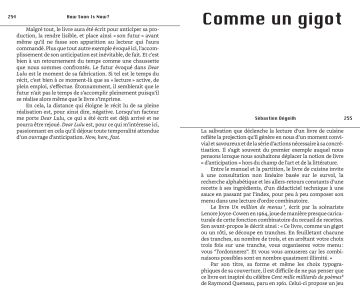 Écrire avec et sans