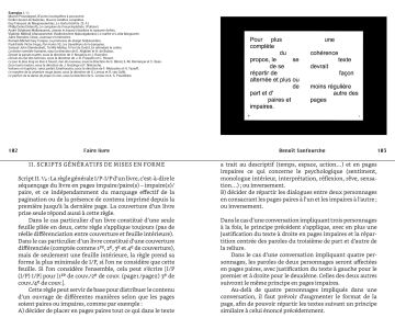 Écrire avec et sans