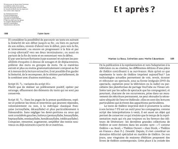 Écrire avec et sans