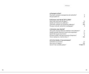 Écrire avec et sans