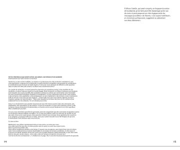 Écrire avec et sans