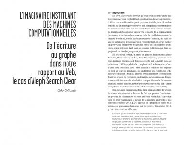 Imaginaires technologiques