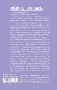 Imaginaires technologiques