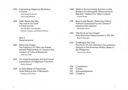 Film X Autochthonous Struggles Today